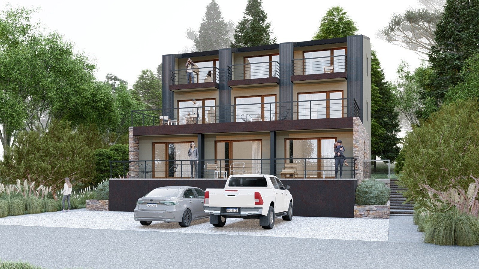 Departamento Tronador con Vista al Lago