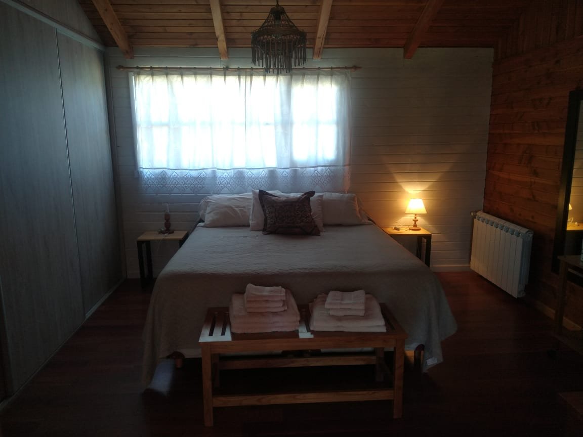 Cabaña con Patio y Parrilla